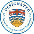 Logo of designation from the Private Training Institutions Branch