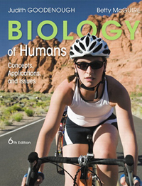 Front cover of Biology of Humans: Concepts, Applications and Issues textbook 